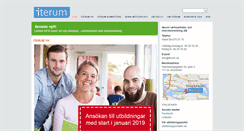 Desktop Screenshot of iterum.se